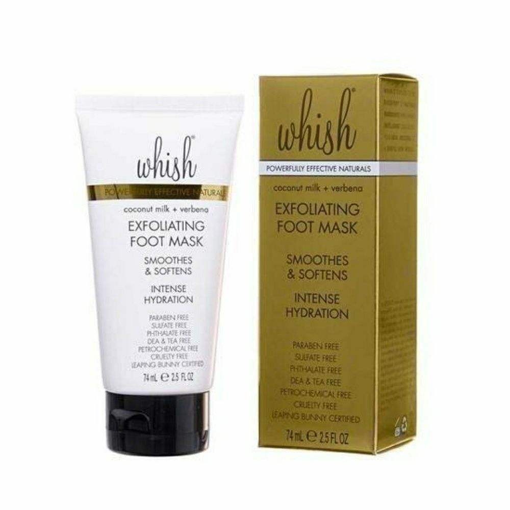 NEW Whish‎ Exfoliating Foot Mask Coconut & Verbena